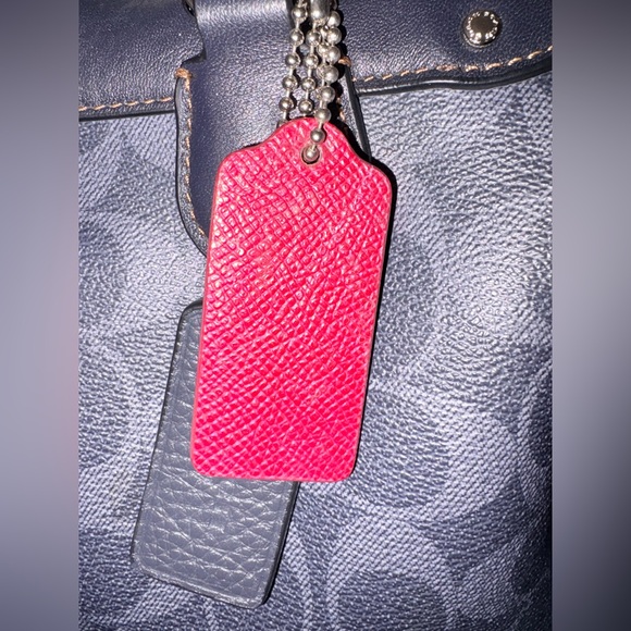 💙❤️ Coach Mini Bennett Satchel — Signature Canvas + Leather F57672 - Picture 11 of 14